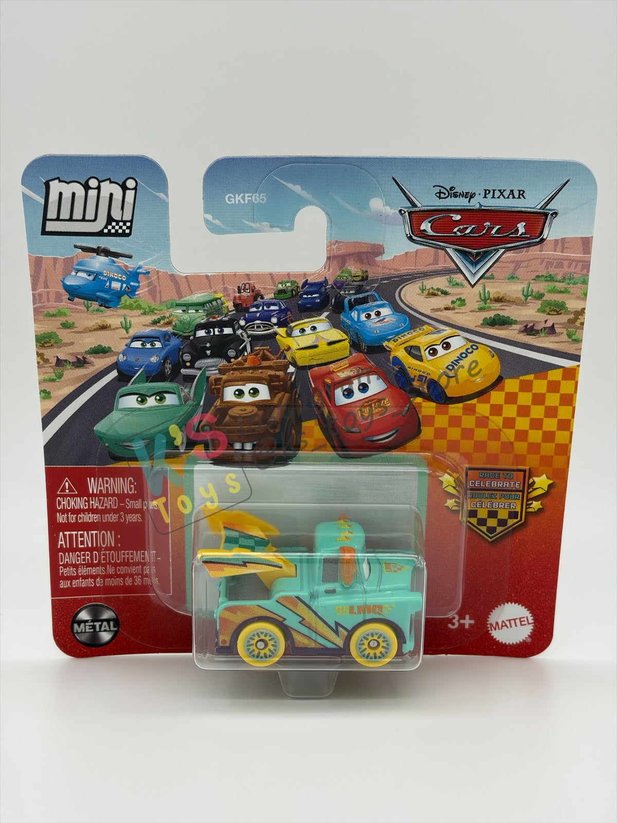 Mini Racers Pixar Disney Cars by Mattel, RACE TO CELEBRATE MATER - Series 3 2026 - BNIP