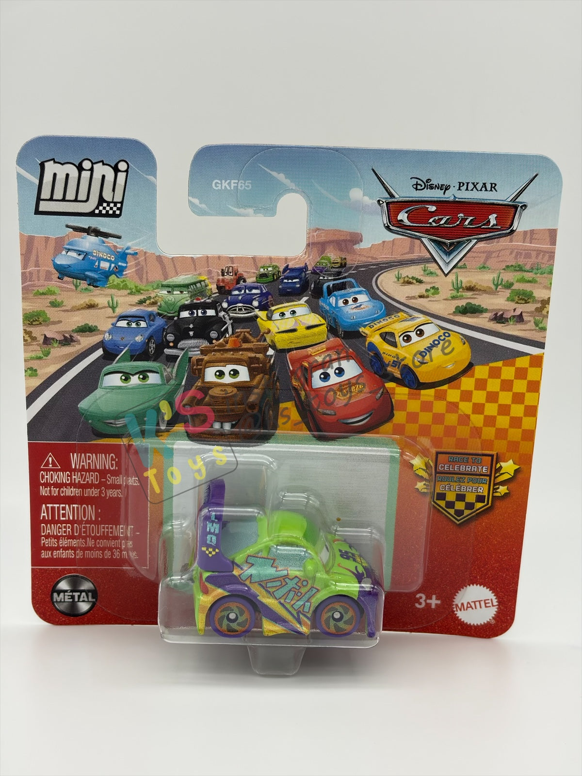 Mini Racers Pixar Disney Cars by Mattel, RACE TO CELEBRATE WINGO - Series 3 2026 - BNIP