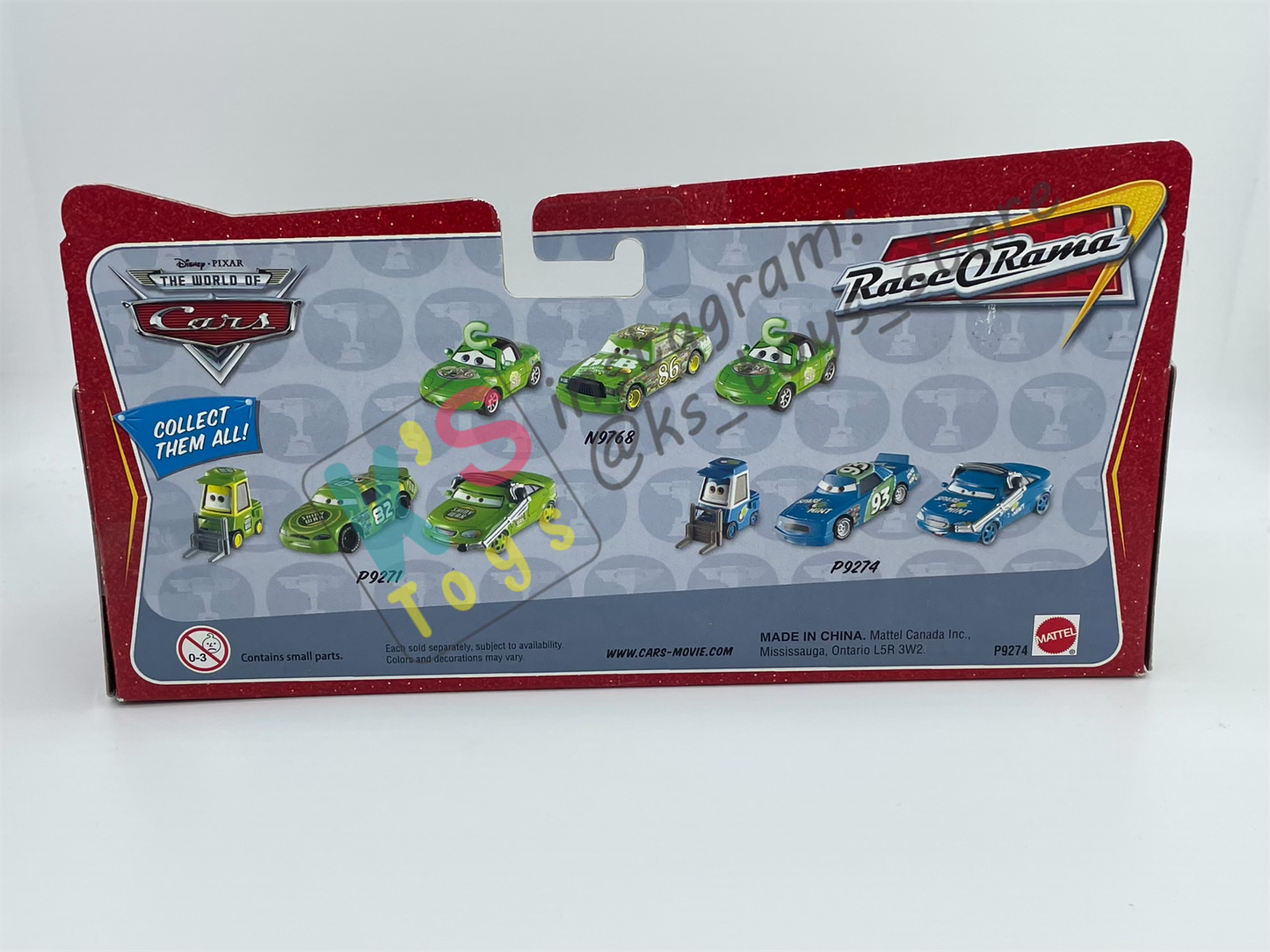 Gift Set Disney Pixar Cars 1:55 - 3-PACK SPARE O MIINT, CHIEF SPARE O MINT AND SPARE O MINT PITTY  - BNIP