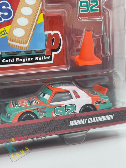 Disney Pixar Cars 1:55 2-Pack SAGE VANDERSPIN - MURRAY CLUTCHBURN WITH ACCESSORIES - BNIP