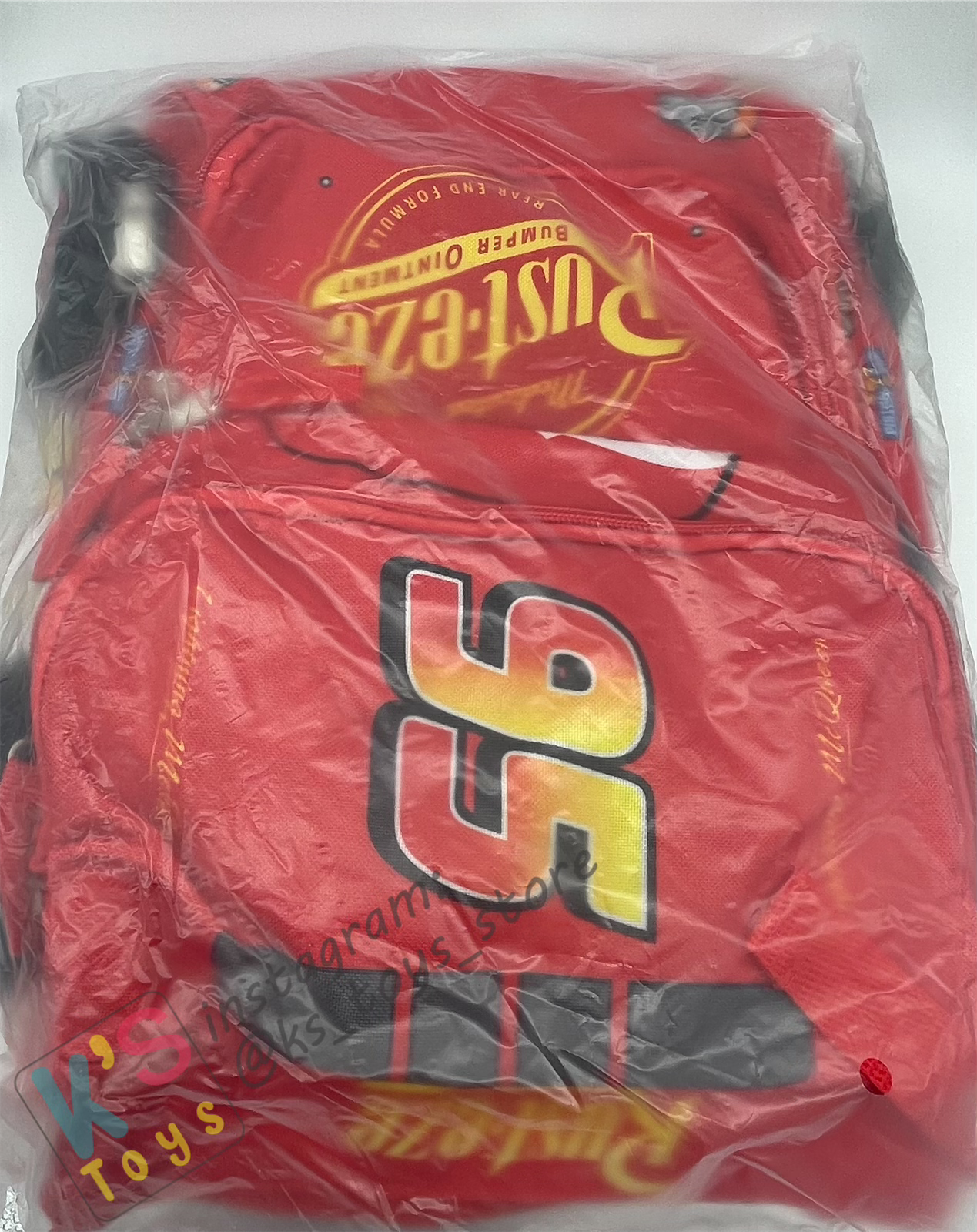 KIDS LIGHTNING MCQUEEN BACKPACK 12"- BNWT