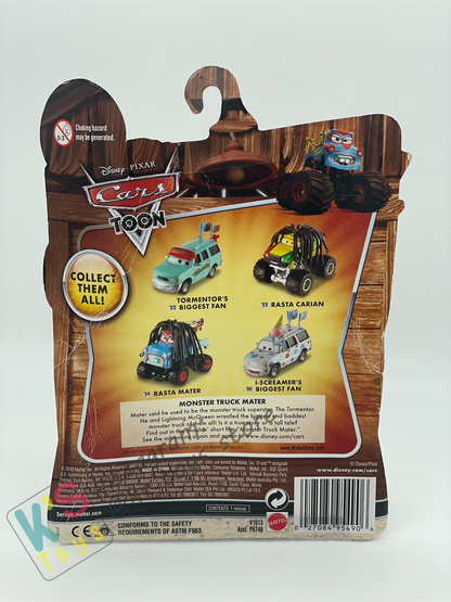 Deluxe Disney Pixar Cars "I-SCREAMER'S BIGGEST FAN" Monster Truck Mater - Cars Toon Series - DAMAGED PACKAGING