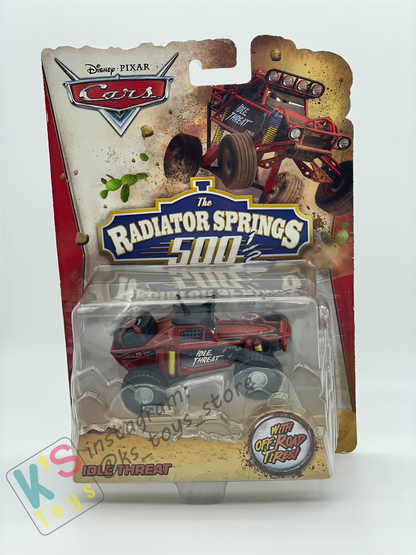 DELUXE DISNEY PIXAR CARS "IDLE THREAT"- RADIATOR SPRINGS 500 OFF ROAD - BNIP