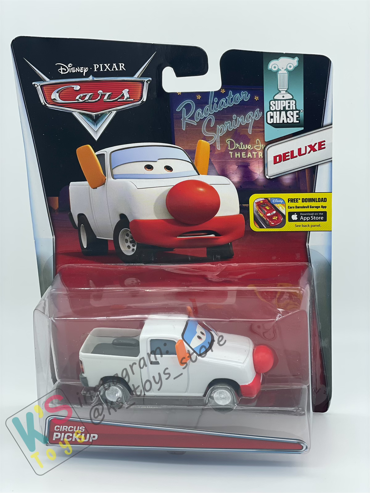 DELUXE DISNEY PIXAR CARS "CIRCUS PICK UP"- CIRCUS SERIES SUPER CHASE - BNIP