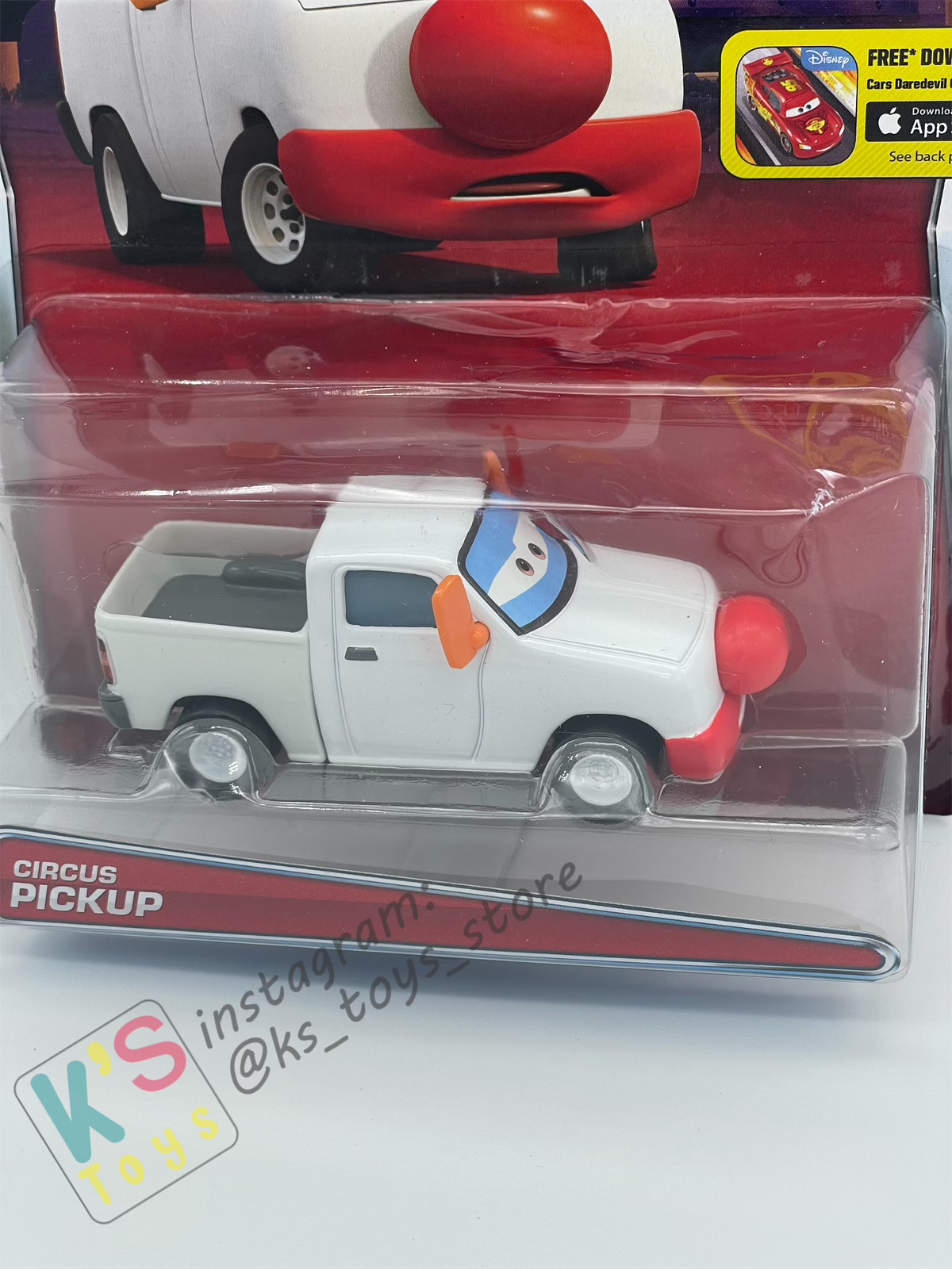 DELUXE DISNEY PIXAR CARS "CIRCUS PICK UP"- CIRCUS SERIES SUPER CHASE - BNIP