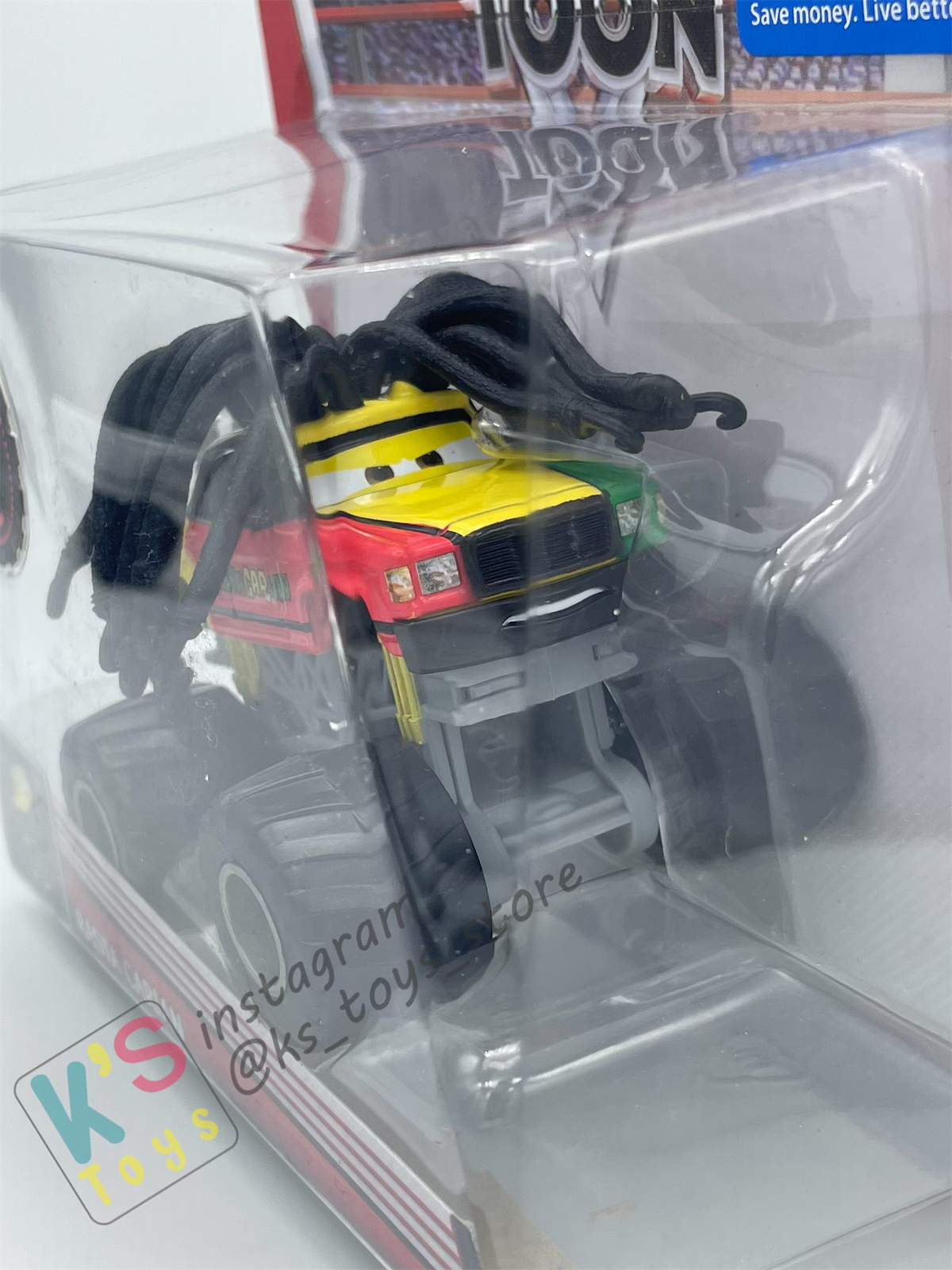 DELUXE DISNEY PIXAR CARS "RASTA CARIAN"- CARS TOON, ONLY AT WALLMART - BNIP