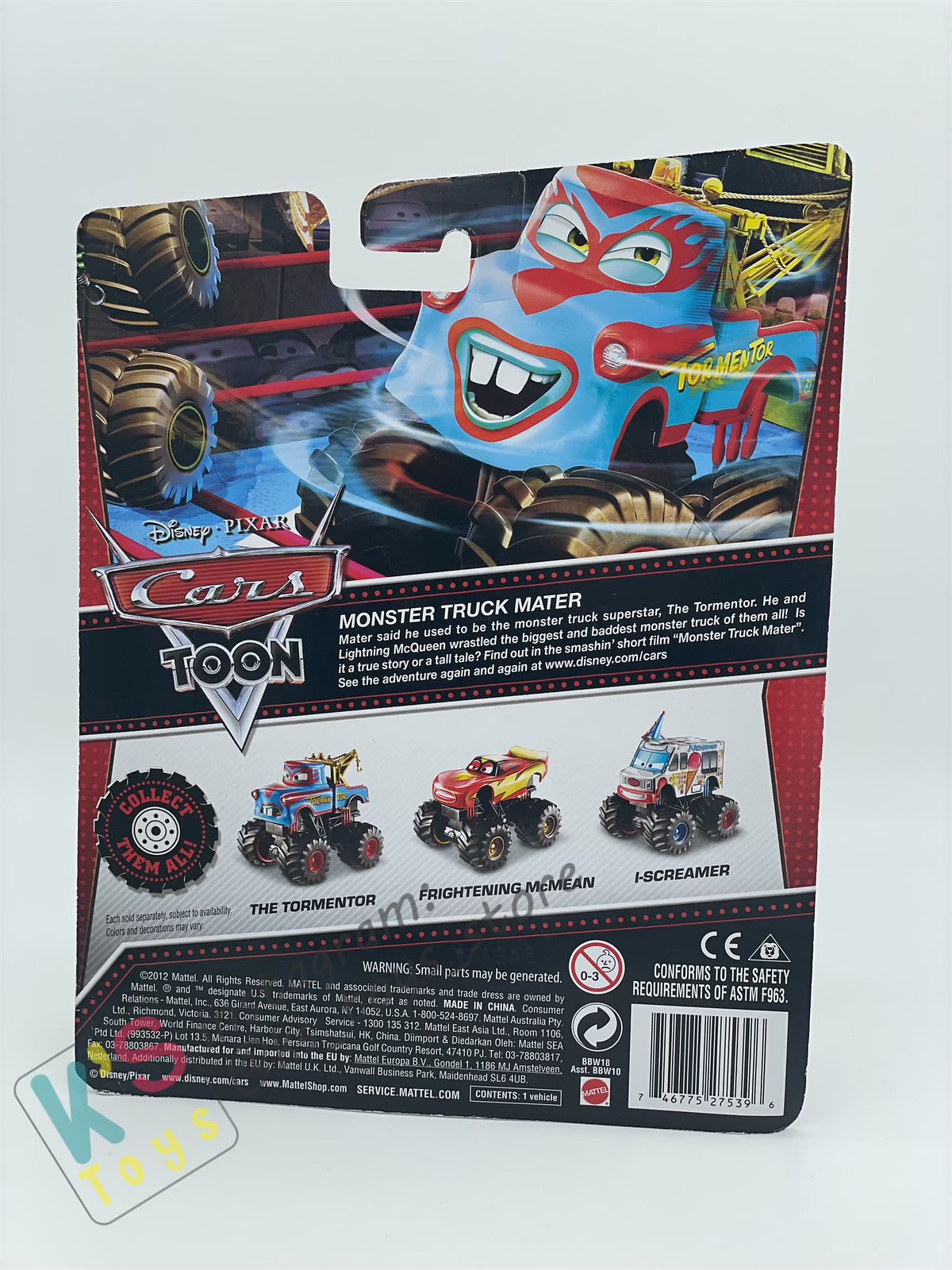 DELUXE DISNEY PIXAR CARS "RASTA CARIAN"- CARS TOON, ONLY AT WALLMART - BNIP