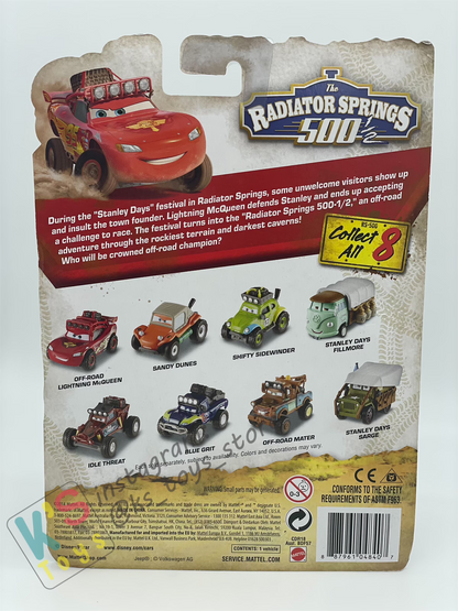 DELUXE DISNEY PIXAR CARS "STANLEY DAYS FILLMORE"- RADIATOR SPRINGS 500 OFF ROAD - BNIP