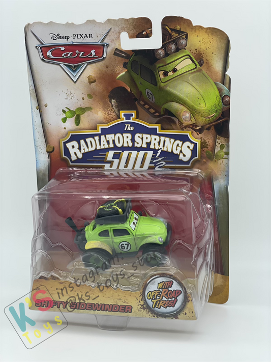 DELUXE DISNEY PIXAR CARS "SHIFTY SIDEWINDER"- RADIATOR SPRINGS 500 OFF ROAD - BNIP