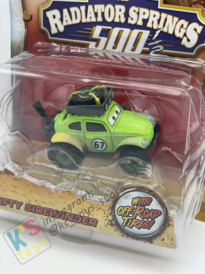 DELUXE DISNEY PIXAR CARS "SHIFTY SIDEWINDER"- RADIATOR SPRINGS 500 OFF ROAD - BNIP