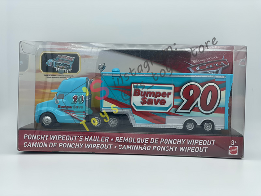 Hauler Disney Pixar Cars by Mattel, 2018 Ponchy Wipeout Hauler - BNIP