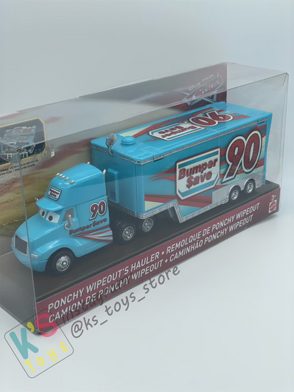 Hauler Disney Pixar Cars by Mattel, 2018 Ponchy Wipeout Hauler - BNIP