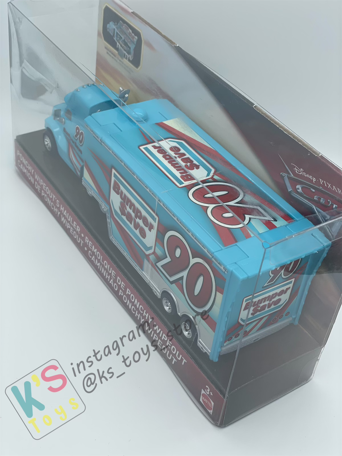 Hauler Disney Pixar Cars by Mattel, 2018 Ponchy Wipeout Hauler - BNIP