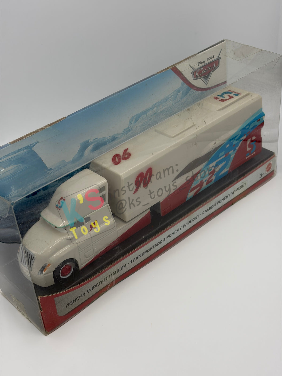 Hauler Disney Pixar Cars by Mattel, 2019 Ponchy Wipeout Hauler - BNIP