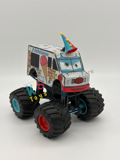 DISNEY STORE OF DISNEY PIXAR CARS 1:24 - I-SCREAMER - CARS 2 SERIES - PRE-OWNED IN GOOD CONDITION
