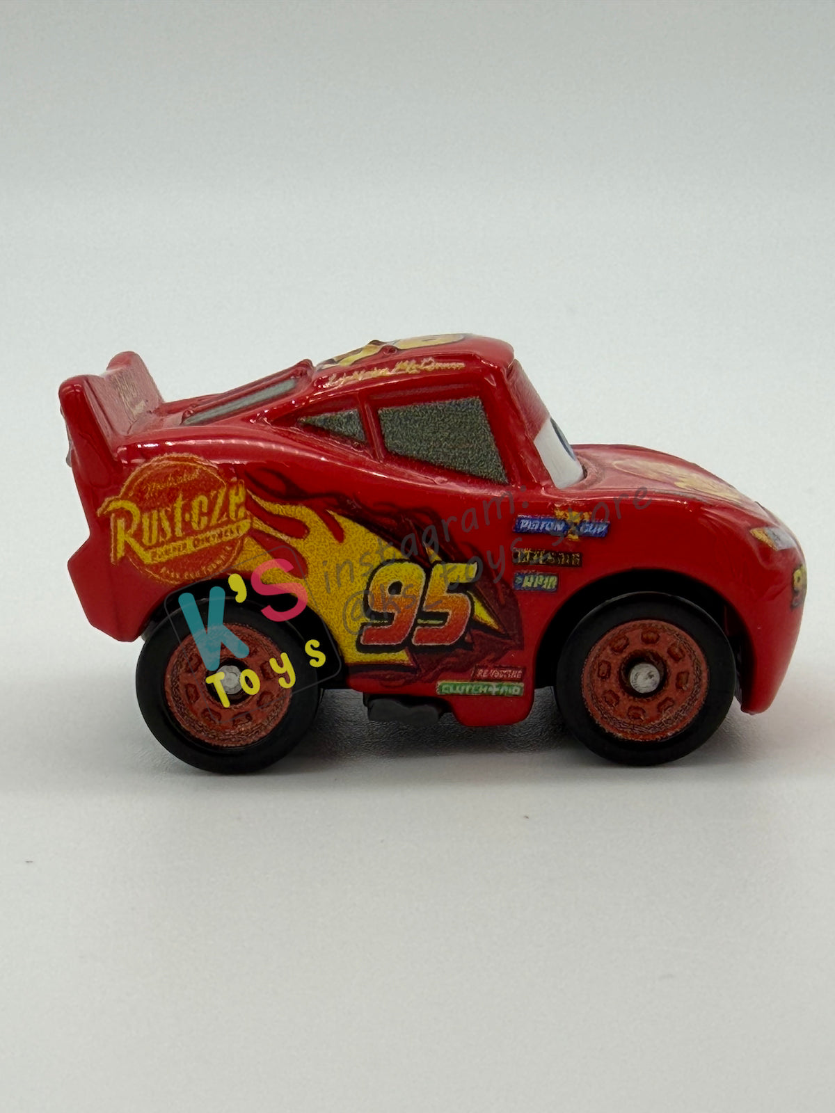 Loose Mini Racers Pixar Disney Cars, LIGHTNING MCQUEEN CARS 3 - Mint / Near Mint Condition