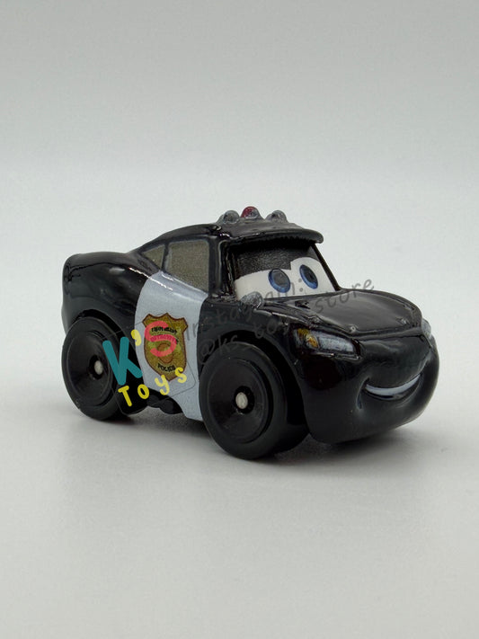 Loose Mini Racers Pixar Disney Cars, OFFICER LIGHTNING MCQUEEN - Mint / Near Mint Condition