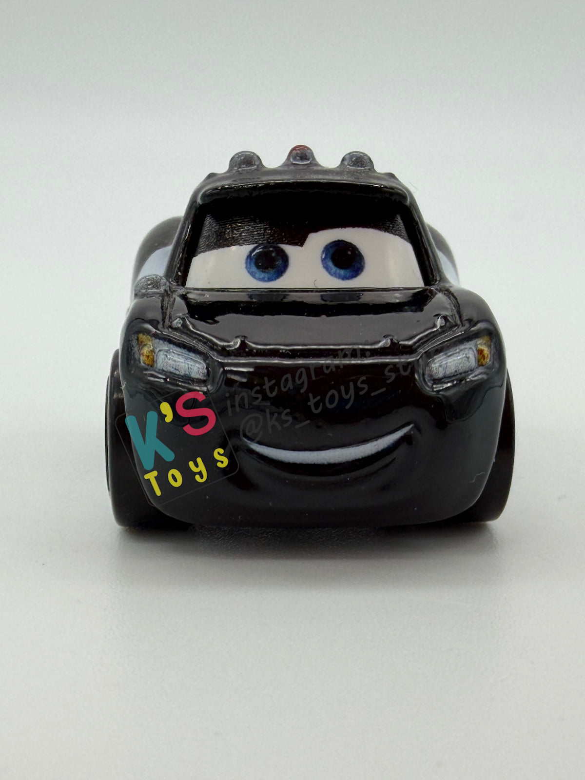 Loose Mini Racers Pixar Disney Cars, OFFICER LIGHTNING MCQUEEN - Mint / Near Mint Condition