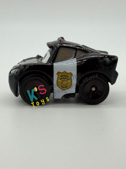 Loose Mini Racers Pixar Disney Cars, OFFICER LIGHTNING MCQUEEN - Mint / Near Mint Condition