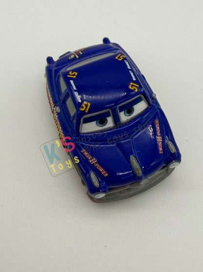 Loose Mini Racers Pixar Disney Cars, DIRT TRACK FABULOUS HUDSON HORNET - Mint / Near Mint Condition