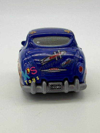 Loose Mini Racers Pixar Disney Cars, DIRT TRACK FABULOUS HUDSON HORNET - Mint / Near Mint Condition