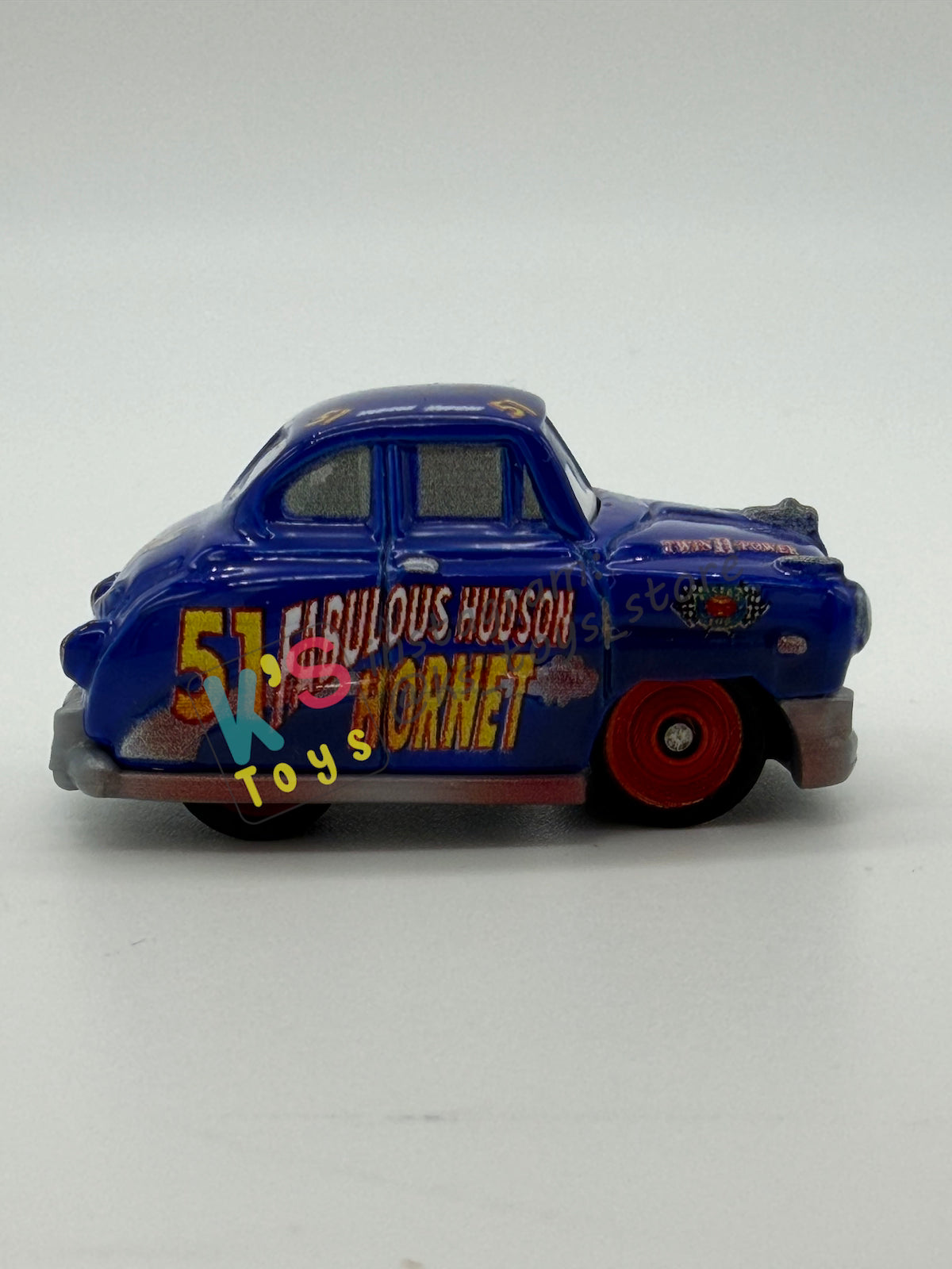 Loose Mini Racers Pixar Disney Cars, DIRT TRACK FABULOUS HUDSON HORNET - Mint / Near Mint Condition
