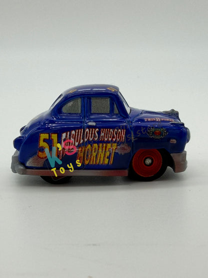 Loose Mini Racers Pixar Disney Cars, DIRT TRACK FABULOUS HUDSON HORNET - Mint / Near Mint Condition