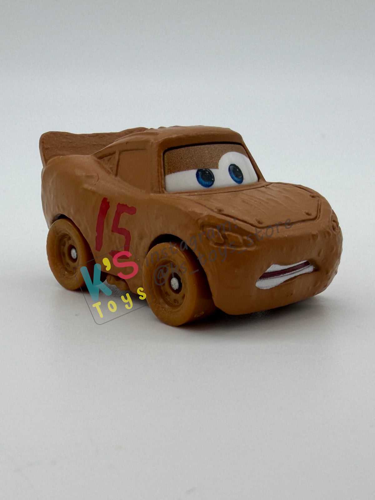 Loose Mini Racers Pixar Disney Cars, LIGHTNING MCQUEEN AS CHESTER WHIPPLEFILTER - Mint / Near Mint Condition