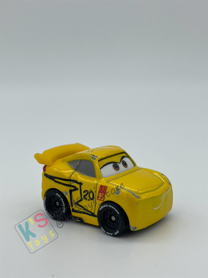 Loose Mini Racers Pixar Disney Cars, Cruz Ramirez as Storm (Thomasville Cruz) - Played Condition