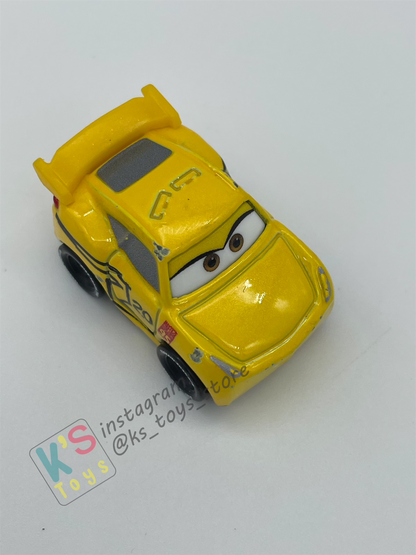 Loose Mini Racers Pixar Disney Cars, Cruz Ramirez as Storm (Thomasville Cruz) - Played Condition