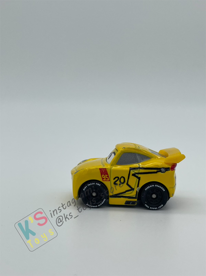 Loose Mini Racers Pixar Disney Cars, Cruz Ramirez as Storm (Thomasville Cruz) - Played Condition