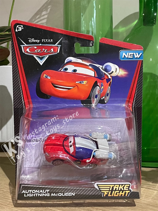 DELUXE DISNEY PIXAR CARS "AUTONAUT LIGHTNING MCQUEEN" - BNIP