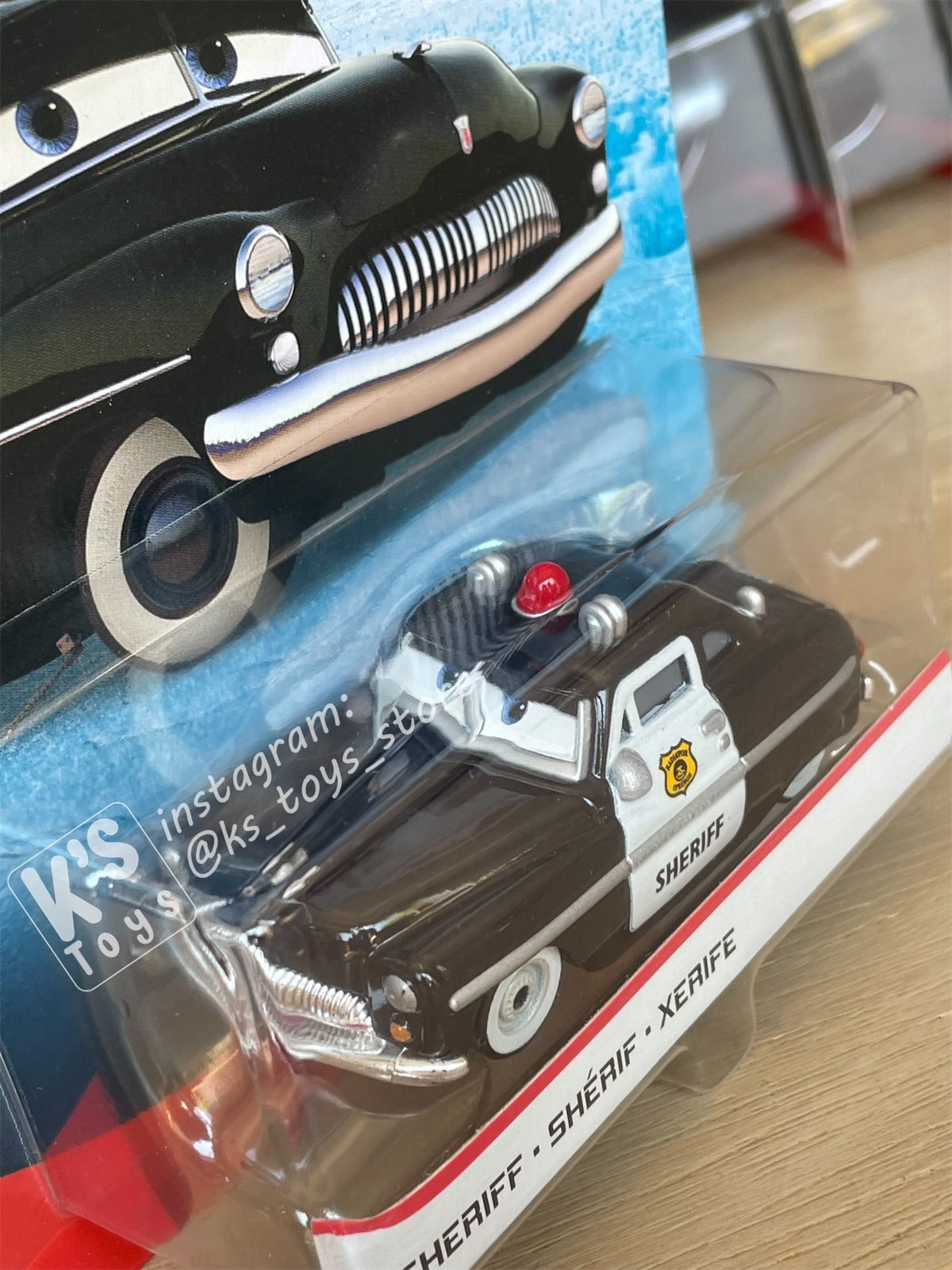 DISNEY PIXAR CARS "SHERIFF" RADIATOR SPRINGS SERIES- BNIP