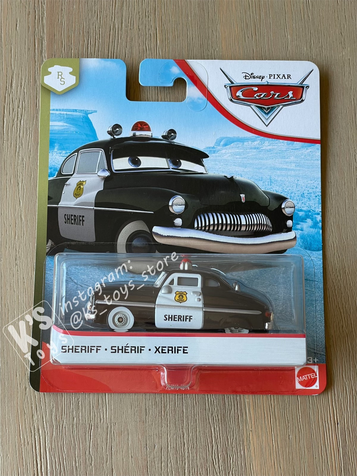 DISNEY PIXAR CARS "SHERIFF" RADIATOR SPRINGS SERIES- BNIP