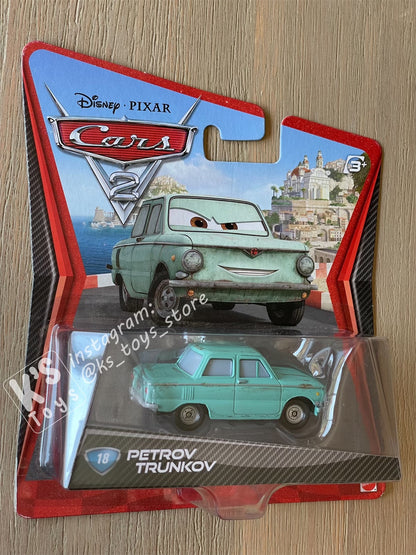 DISNEY PIXAR CARS BY MATTEL, PETROV TRUNKOV - CARS 2 - BNIP