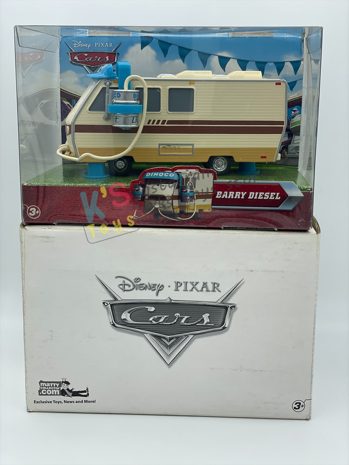 RARE DISNEY PIXAR CARS BY MATTY COLLECTION - BARRY DIESEL #02 PROMO - BNIP