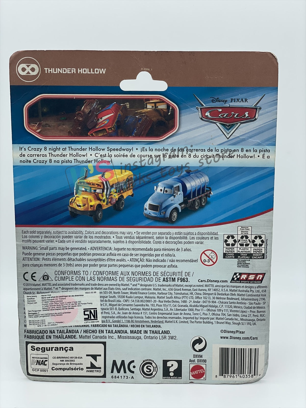 DELUXE DISNEY PIXAR CARS - MISS FRITTER - THUNDER HOLLOWS SERIES - BNIP
