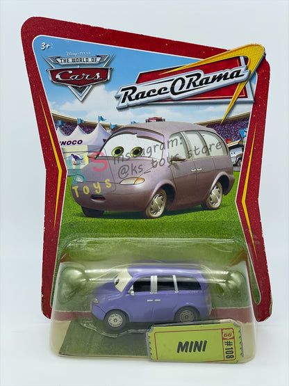 DISNEY PIXAR CARS BY MATTEL, "MINI" RACE ORAMA SERIES - BNIP