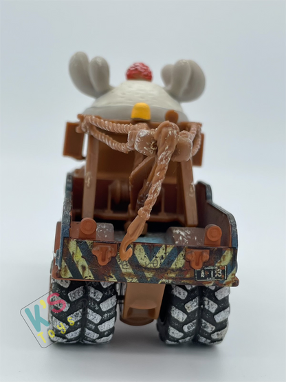 PRE-OWNED / LOOSE DISNEY PIXAR CARS - "REINDEER MATER" - MATER SAVES CHRISTMAS SERIES - DISPLAYED CONDITION