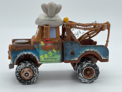 PRE-OWNED / LOOSE DISNEY PIXAR CARS - "REINDEER MATER" - MATER SAVES CHRISTMAS SERIES - DISPLAYED CONDITION
