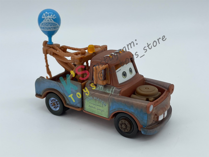 PRE-OWNED / LOOSE DISNEY PIXAR CARS - "MATER WITH BALLOON" - CARS 2 95 RETURNS SERIES - DISPLAYED CONDITION