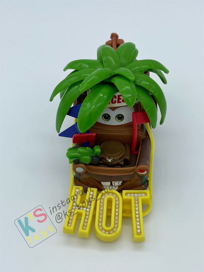 PRE-OWNED / LOOSE DISNEY PIXAR CARS - "FRANCESCO FAN MATER" - CARS 2 MATERS SERIES - DISPLAYED CONDITION