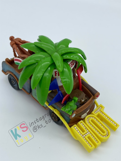 PRE-OWNED / LOOSE DISNEY PIXAR CARS - "FRANCESCO FAN MATER" - CARS 2 MATERS SERIES - DISPLAYED CONDITION