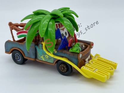 PRE-OWNED / LOOSE DISNEY PIXAR CARS - "FRANCESCO FAN MATER" - CARS 2 MATERS SERIES - DISPLAYED CONDITION