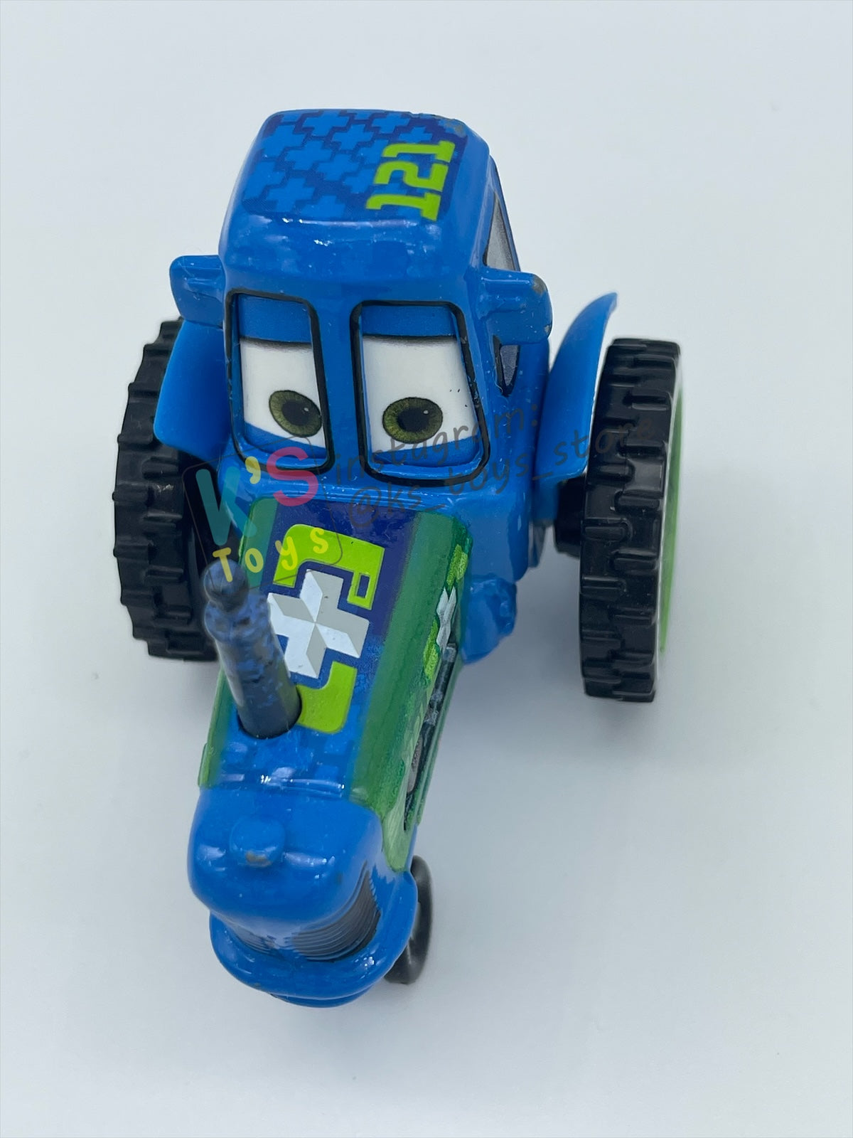 PRE-OWNED / LOOSE DISNEY PIXAR CARS - "CLUTCH AID TRACTOR" CARS 3 SERIES - NEAR MINT CONDITION - READ DESCRIPTION!!!!!!!!!!