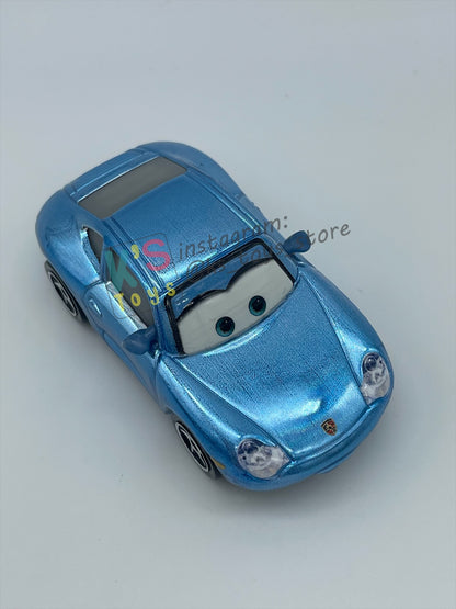PRE-OWNED / LOOSE DISNEY PIXAR CARS - "METALLIC SALLY" SCAVENGER HUNT SERIES - MINT / NEAR MINT CONDITION - READ DESCRIPTION!!!!!!!!!!