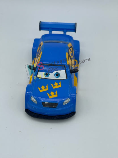 PRE-OWNED / LOOSE DISNEY PIXAR CARS - "JAN FLASH NILSSON" CARS 2 SERIES - NEAR MINT CONDITION - READ DESCRIPTION!!!!!!!!!!