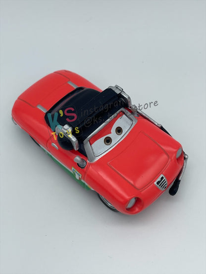 PRE-OWNED / LOOSE DISNEY PIXAR CARS - "GIUSEPPE MOTOROSI (Francesco Bernoulli Crew Chief)" CARS 2 SERIES - MINT / NEAR MINT CONDITION - READ DESCRIPTION!!!!!!!!!!