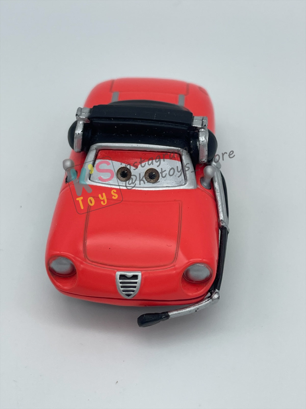 PRE-OWNED / LOOSE DISNEY PIXAR CARS - "GIUSEPPE MOTOROSI (Francesco Bernoulli Crew Chief)" CARS 2 SERIES - MINT / NEAR MINT CONDITION - READ DESCRIPTION!!!!!!!!!!