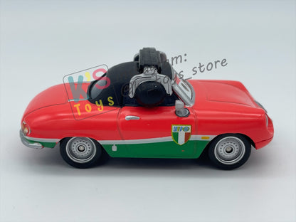 PRE-OWNED / LOOSE DISNEY PIXAR CARS - "GIUSEPPE MOTOROSI (Francesco Bernoulli Crew Chief)" CARS 2 SERIES - MINT / NEAR MINT CONDITION - READ DESCRIPTION!!!!!!!!!!